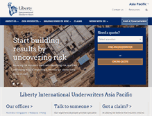 Tablet Screenshot of liuasiapacific.com